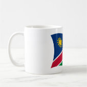 Flagge von Namibia Kaffeetasse (Links)