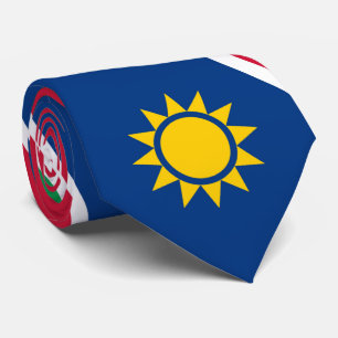 Flagge von Namibia Krawatte
