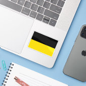 Flagge von Namur, Belgien Aufkleber (Laptop mit iPhone)