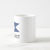Flagge von Nantucket, Massachusetts Kaffeetasse (Mittel)
