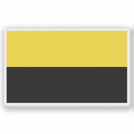 Flagge von Naranjo, Costa Rica Aufkleber (Vorderseite)