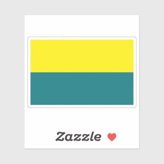 Flagge von Narva, Estland Aufkleber (Blatt)