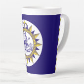 Flagge von Nashville, Tennessee Latte Tasse (Rechte Ecke)