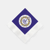 Flagge von Nashville, Tennessee Napkins Serviette (Ecke)