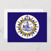 Flagge von Nashville, Tennessee Postkarte (Vorne/Hinten)