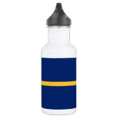Flagge von Nauru Edelstahlflasche (Rechts)