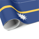 Flagge von Nauru Geschenkpapier (Rolleneckpunkt)