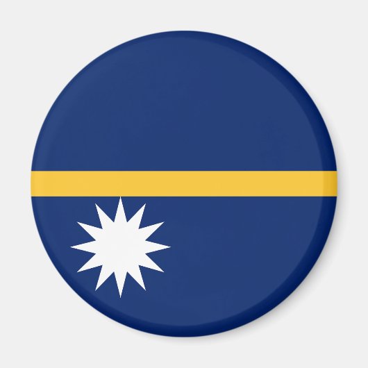 Flagge von Nauru Magnet (Vorne)