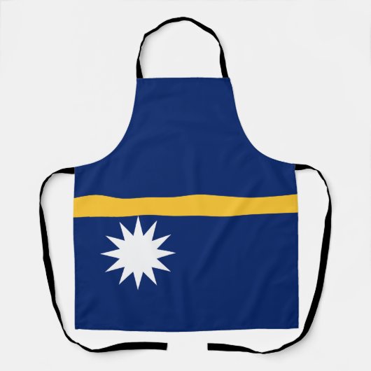 Flagge von Nauru Schürze (Vorderseite)