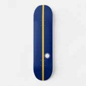 Flagge von Nauru Skateboard (Vorderseite)