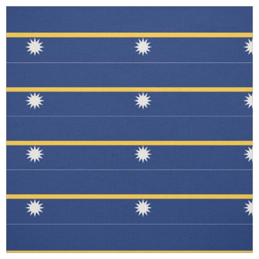 Flagge von Nauru Stoff (Muster)