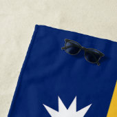 Flagge von Nauru Strandtuch (Beispiel)