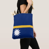 Flagge von Nauru Tasche (Von Nahem)
