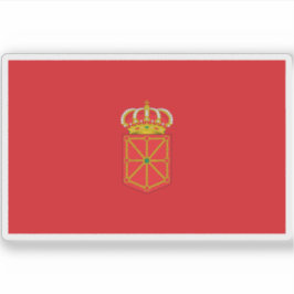 Flagge von Navarra Aufkleber