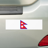 Flagge von Nepal Autoaufkleber (Auf Auto)