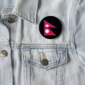Flagge von Nepal Button (Beispiel)