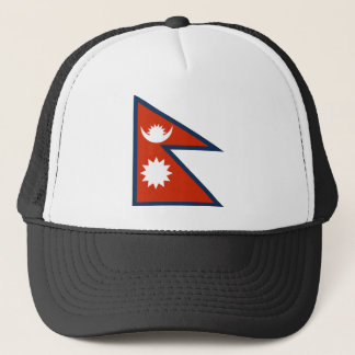 Flagge von Nepal Truckerkappe