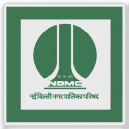 Flagge von Neu-Delhi, Indien Aufkleber