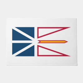 Flagge von Neufundland und Labrador (Kanada) Fußmatte