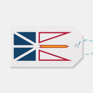 Flagge von Neufundland und Labrador (Kanada) Geschenkanhänger