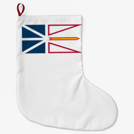 Flagge von Neufundland und Labrador (Kanada) Großer Weihnachtsstrumpf