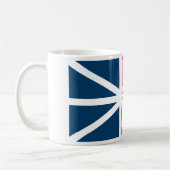Flagge von Neufundland und Labrador (Kanada) Kaffeetasse (Links)