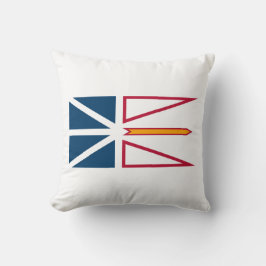 Flagge von Neufundland und Labrador (Kanada) Kissen