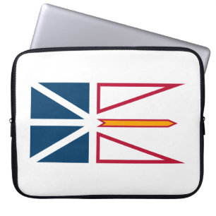 Flagge von Neufundland und Labrador (Kanada) Laptopschutzhülle