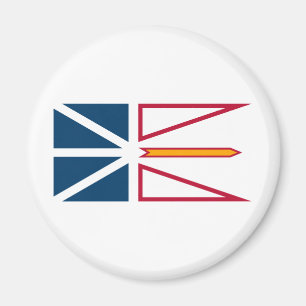 Flagge von Neufundland und Labrador (Kanada) Magnet