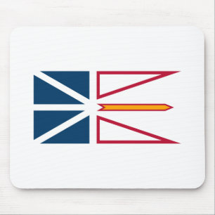 Flagge von Neufundland und Labrador (Kanada) Mousepad