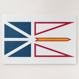 Flagge von Neufundland und Labrador (Kanada) Puzzle