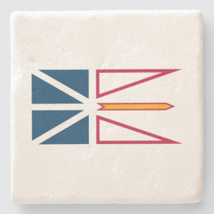 Flagge von Neufundland und Labrador (Kanada) Steinuntersetzer