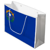 Flagge von Nevada Große Geschenktüte (Vorderseite Schrägansicht)