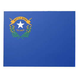 Flagge von Nevada Notizblock