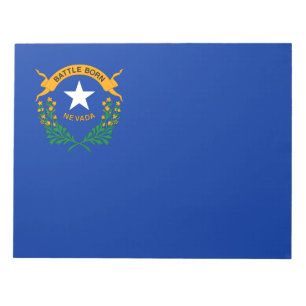 Flagge von Nevada Notizblock