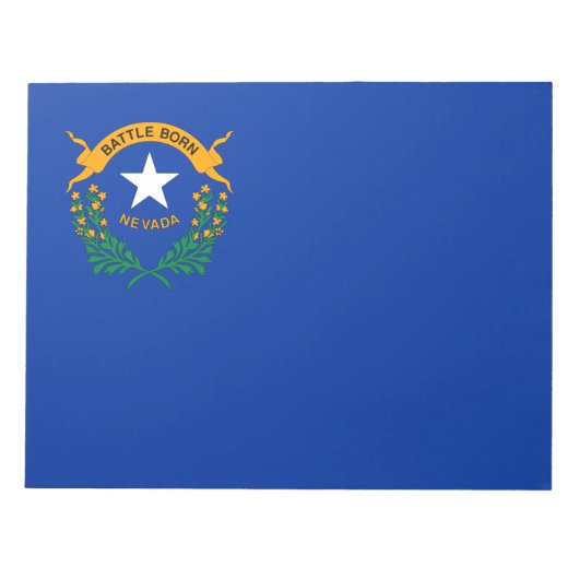 Flagge von Nevada Notizblock (Vorderseite)