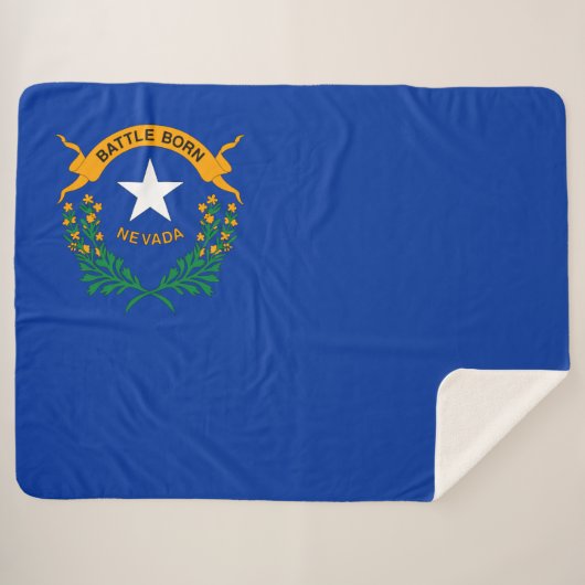Flagge von Nevada Sherpadecke (Vorderseite (Horizontal))
