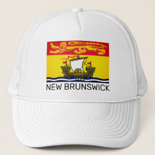 Flagge von New Brunswick, Kanada Truckerkappe