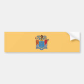 Flagge von New Jersey Autoaufkleber (Vorne)
