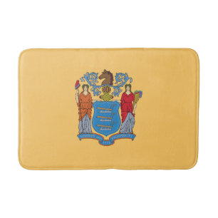 Flagge von New Jersey Badematte