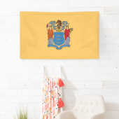 Flagge von New Jersey Banner (Insitu)