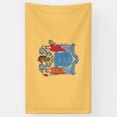 Flagge von New Jersey Banner (Vertikal)