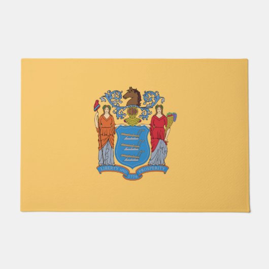 Flagge von New Jersey Fußmatte (Vorderseite)