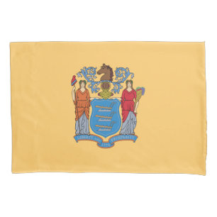 Flagge von New Jersey Kissenbezug