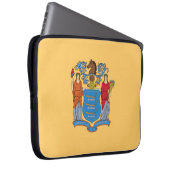 Flagge von New Jersey Laptopschutzhülle (Vorne Rechts)