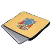 Flagge von New Jersey Laptopschutzhülle (Vorne Knopf)