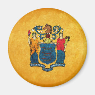 Flagge von New Jersey Magnet