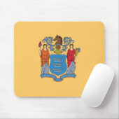 Flagge von New Jersey Mousepad (Mit Mouse)