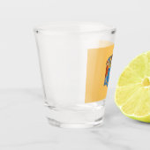 Flagge von New Jersey Schnapsglas (Links)