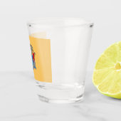 Flagge von New Jersey Schnapsglas (Rechts)